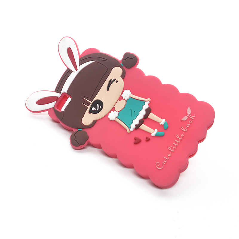 小米硅膠手機套，卡通少女硅膠手機殼軟_硅膠套