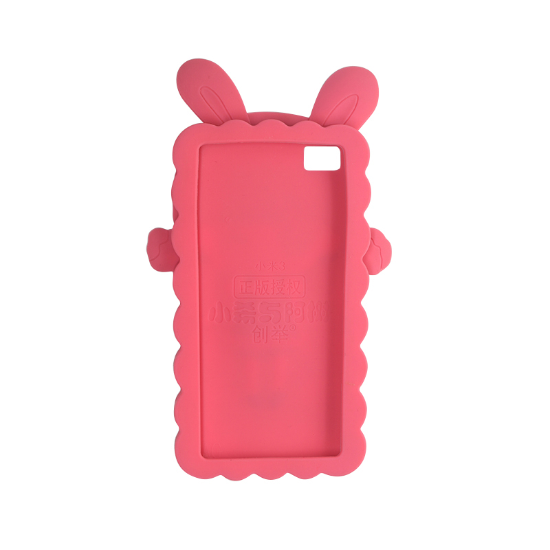 小米硅膠手機套，卡通少女硅膠手機殼軟_硅膠套