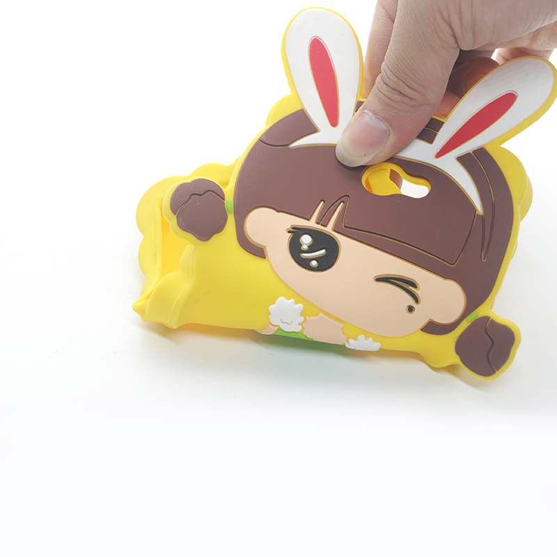 小米硅膠手機套，卡通少女硅膠手機殼軟_硅膠套