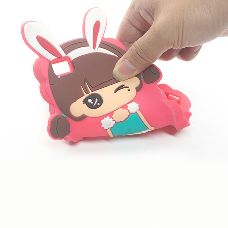 小米硅膠手機套，卡通少女硅膠手機殼軟_硅膠套