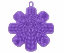 多功能硅膠餐盤刷，花型硅膠廚具刷_硅膠刷