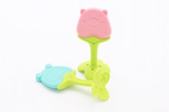 卡通豬豬硅膠牙膠棒-嬰兒啃食硅膠 卡通豬豬硅膠牙膠棒-嬰兒啃食硅膠